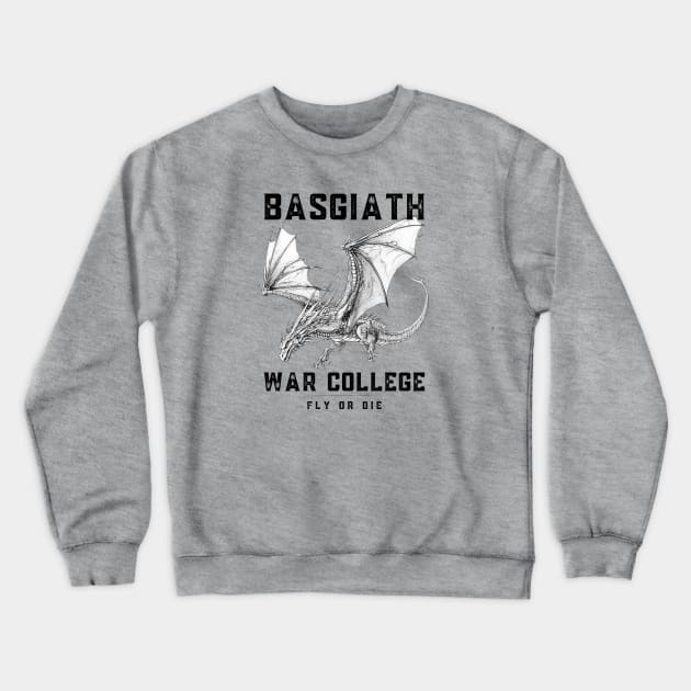 Fourth Wing Basgiath War College Crewneck Sweatshirt by LibLoot